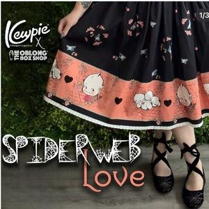 Kewpie x The Oblong Box Shop Black and Pink Skirt
NWT 3X